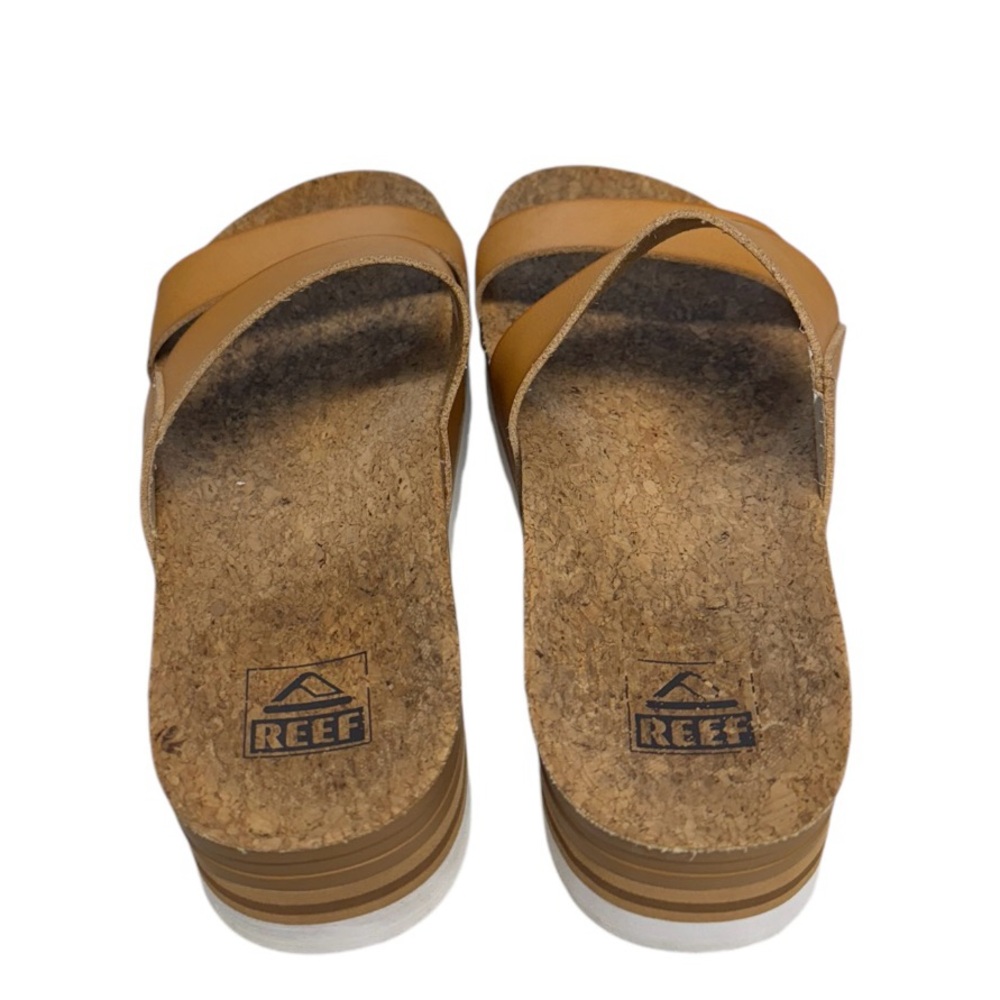 Reef Women’s Cushion Hi Vista Hi Natural Sandals Size 8 - Picture 6 of 7